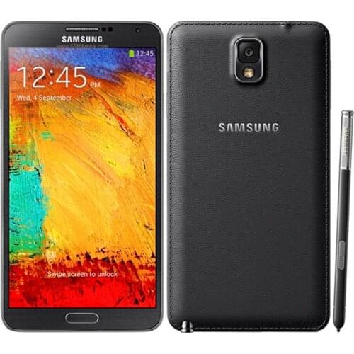 Refurbished Unlocked Samsung Galaxy Note3 Cell Phone 5.7 Inch Quad Core 3GB+32GB 13MP 3G-WCDMA N900 N9005