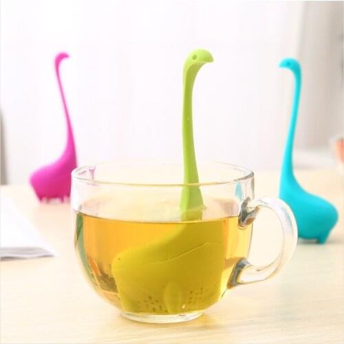 1Pcs Long Handle Vertical Dinosaur Soup Spoon Resistant Tools Noodle Leaky Meal Dinner Cooking Stirrer Spoon Kitchen Supplies