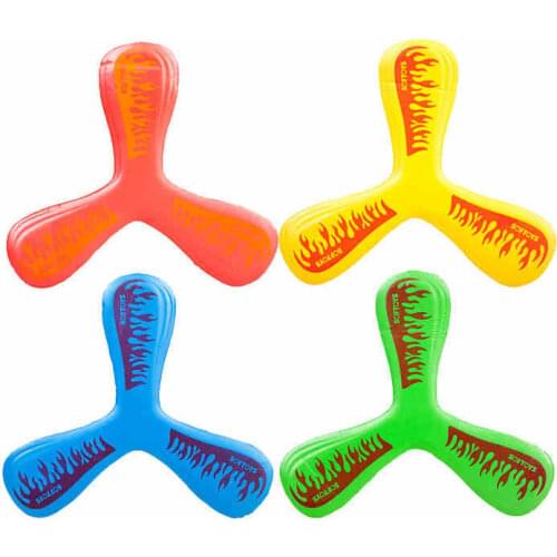 1PCS material camo clover boomerang toy Softoys Eva Material Camo Clover Boomerang Indoor Toy Safety Grasping/movement Ability