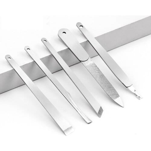 5pcs/set Toe Pedicure Knife Nail Clipper Feet Scraper Tools Dead Skin Removers Foot Care Tools