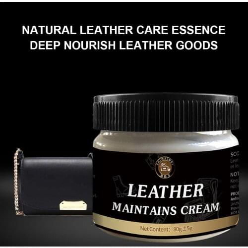 80g Transparent Car Leather Cream Onditioner For Leather Clothes Pants Bags Car Seat Polishing Nourishment And Care Dropshipping