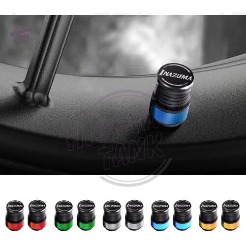 Motorcycle Accessories Wheel Tire Valve Caps Covers Case for Suzuki Inazuma 250 400 1200