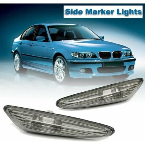 PMMA Side Marker Light Lamp Parts Replacement 1 pair 12V For BMW 3 Series E46 2000-2005 Indicator 55W