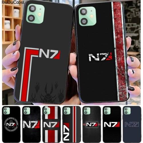 N7 Mass Effect Phone Case For iPhone 11 7 Case For iPhone 11 Pro Max X XS XR XS MAX 8 7 6s Plus 5 SE Case