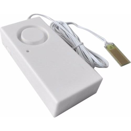 Water Overflow Leakage Alarm Sensor Detector 120dB Water Level Alarm Home Security Alarm System Work Alone