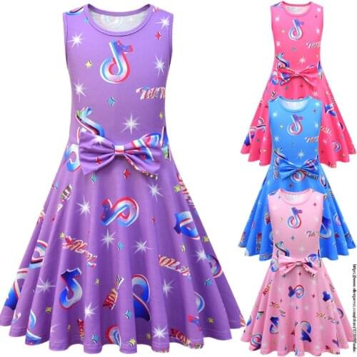 Kids Birthday Party Dress Toddler Kids Baby Girls Tik Tok Party Pageant Formal Tutu Dress Princess Clothes