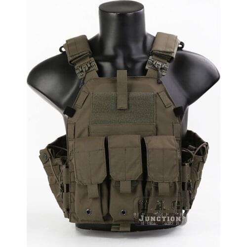 Emerson LBT-6094K Tactical Assaulter Vest High Speed Instant Cummerbund /Shoulder Strap Quick Release Plate Carrier Ranger Green