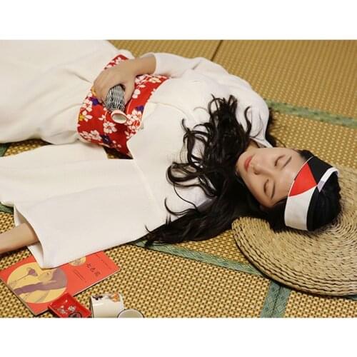 Robe women Pajamas Grid Japanese Cardigan Kimono Bathrobe onesie kawaii korean sleepwear