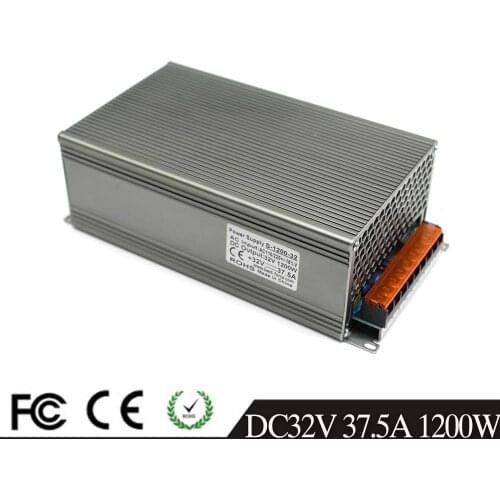 1200W 37.5A 32V Switching Power Supply Adjustable Voltage AC DC32V Driver SMPS for Industrial Field Equipment CNC Motors