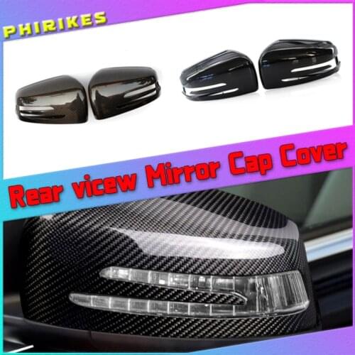 Car Rearview Mirror Shells Side Wing Mirror Cover Cap ABS plastic Style Fit For Mercedes-Benz C-Class W176 W246 W204 W212 W221