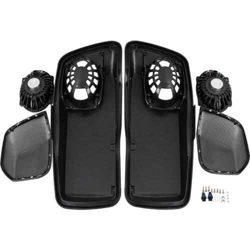 Motorcycle Saddlebag Lids 5"X7" Speakers For Harley Touring Road Glide Road King Electra Glide Street Glide FLHX 2014-2021