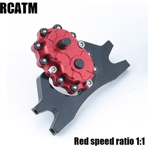 Metal Alloy Transfer Case Speed Ratio 1:1/1:1.17 for 1/14 Tamiya RC Trailer Dump Truck Car SCANIA R620 VOLVO ACTROS MAN TGX LESU