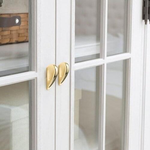 Individuality creativity simple ear kids knob gold silver black nickel drawer shoe cabinet tv cabinet cupboard dresser handle 32