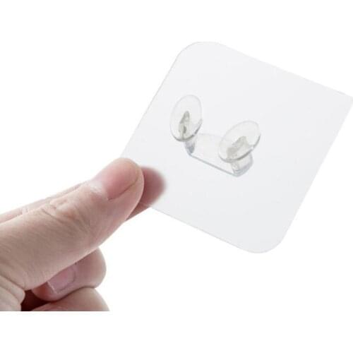 Plastic Wire plug bracket hook 6*6*2cm Storage Hook 1PCS Paste directly