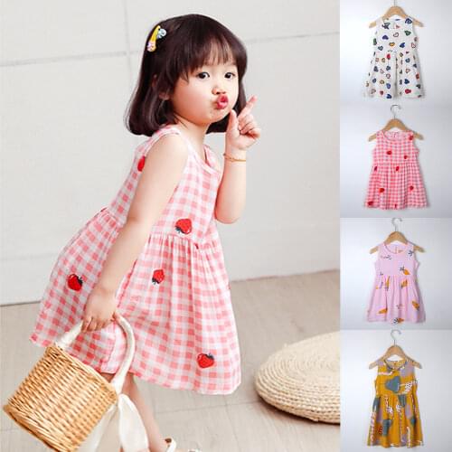 New Arrival Summer Floral Dress Toddler Baby Girl Clothes Kids Casual Dress Cute Sundress Vestido Floral Vestidos De Verano