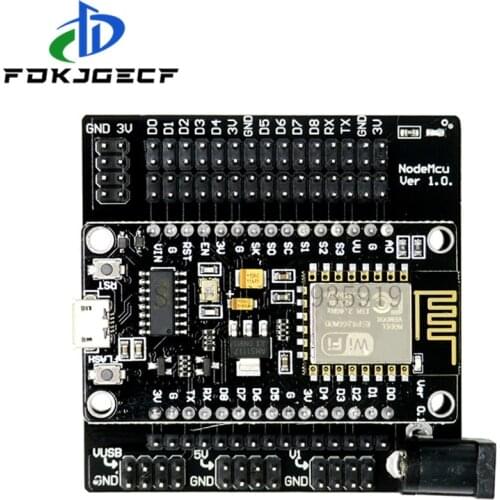 Node MCU Development Kit V3 CH340 NodeMCU + Motor Shield Wifi Esp8266 Esp-12e diy rc toy remote control Lua IoT smart car Esp12e