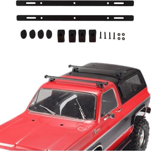 RC Crawler Luggage Roof Rack Fixed Rail for Traxxas TRX4 G500 Mercedes-Benz Bronco Axial SCX10 D90 D110
