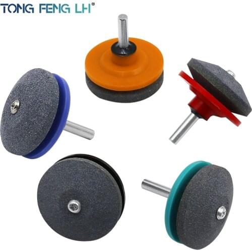 50MM Faster Lawn Mower Sharpener Lawnmower Blade Sharpener Universal Grinding Rotary Drill Cuts