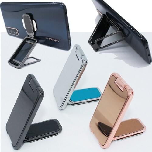 Universal fold lift ring Portable Folding Desk Mount Holder Bracket Mobile Phone Cradle Foldable Stand for Cellphone for iphone