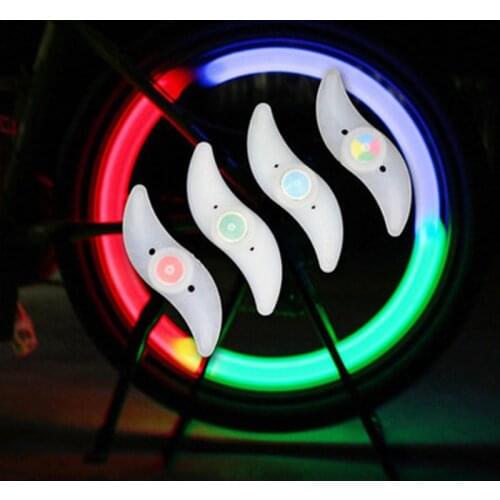 Waterproof Bicycle Spoke Light 3 lighting mode LED Bike Wheel Light Bcycle Safety Warning Light With Battery