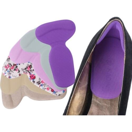 1 Pairs Insert Insoles Foot Heel Protector Cushion Pads for Women Soft T-Shape High Heel Grips Liner Arch Support Orthotic Shoes