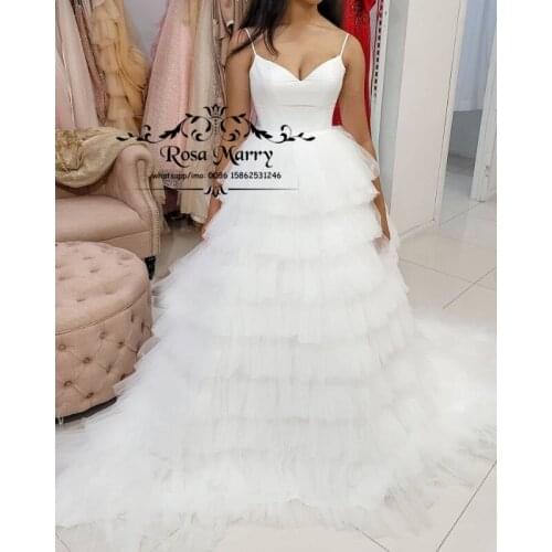 Sexy White Long Prom Dresses Robes for Women Fluffy Tiered Tulle Bandage Vestidos de Fiesta Largos Formal Evening Party Gowns