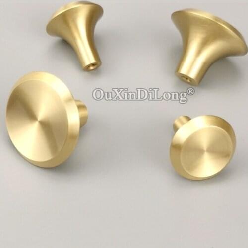 New Arrival 10PCS European Pure Brass Cabinet Pulls Cupboard Wardrobe Drawer Kitchen Cabinet Handles and Knobs Home Decorations