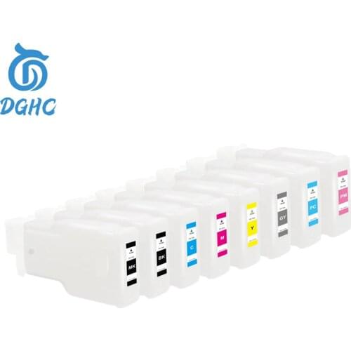 12Colors/Set 300ML PFI-206 PFI 206 Refillable Ink Cartridge With Chip For Canon iPF6400 iPF6400S iPF6450 iPF6460 printer