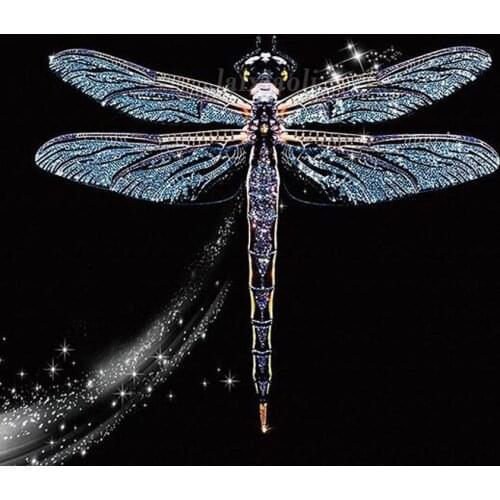 3D Diamond Mosaic Diy Diamond Painting Dragonfly Home Decoration Wall Sticker Diamond Embroidery rhinestone Home Decor painting