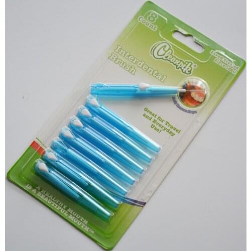 80pcs Disposable Push-Pull Interdental Brush Gum Interdental Brush Orthodontic Wire Brush Toothbrush Oral Care Toothpick