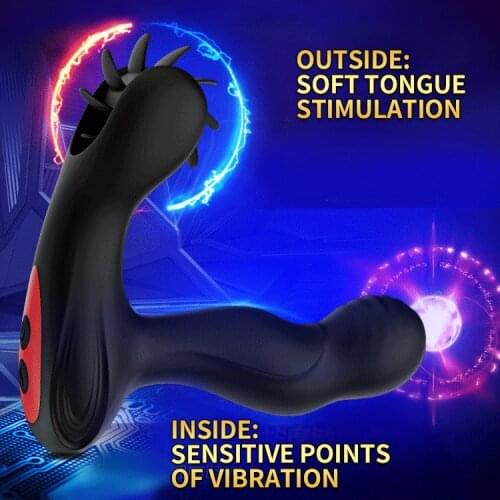 New Heating Bending Anal Plug Vibrator Male Prostate Massager G-Spot Stimulator remote Machine Sex Toy For Couple Play