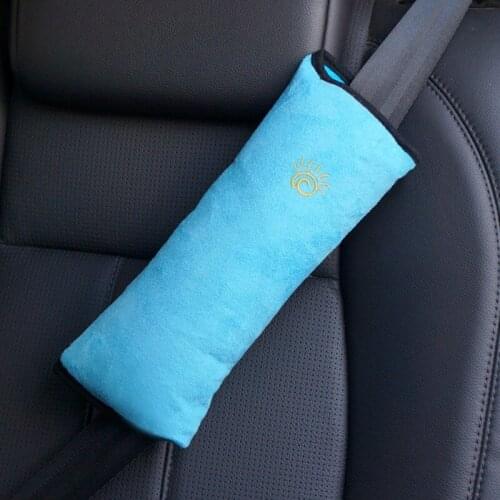 Auto Kids Seat Belt Car Safety Strap Cover Plush Padding Shoulder Pad Pillow Child Harness Cushion Pad Car Interior Accessories