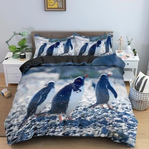 Animal Home Textiles Bedding Set Twin Queen King Single Size Bedclothes with Pillowcase Quilt Cover Sets