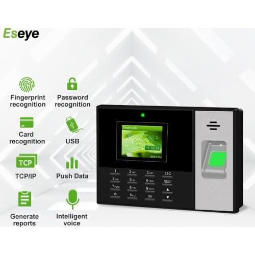 Eseye Biometric Fingerprint Rfid Attendance Access Control System Time Tracking Employee Office Clock Attendance Machine