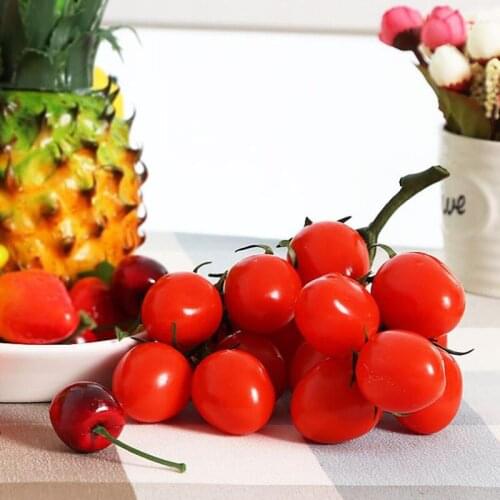 Artificial Fruits Simulation saint small tomato fake model ornaments photography props Holy fruit home decoration window display