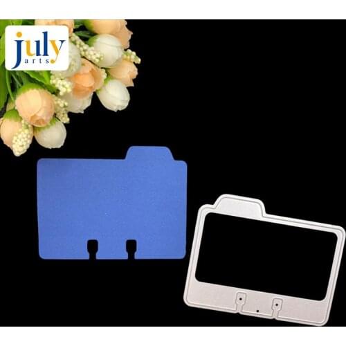Julyarts TV Frame Cutting Dies Scrapbooking Paper Die Metal Craft Stencils Home Decoration