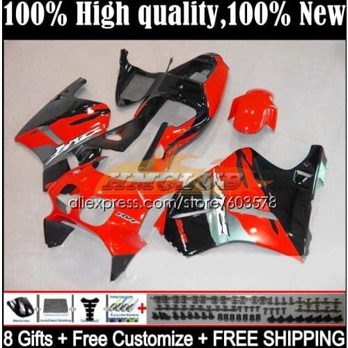 Body For HONDA VFR400 R V4 VFR400R 1989 1990 1991 1992 1993 35CL.127 RVF VFR 400 R RR CC NC30 89 90 91 92 93 Fairing red black