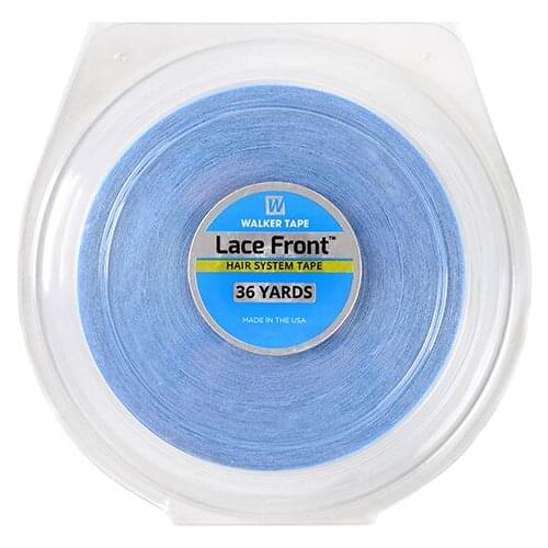 1.9cm(3/4inch)*36Yards Blue Lace Front Support Tape Hair Double-Sided Adhesives Tape For Hair Extensions/Toupee/Lace Wigs