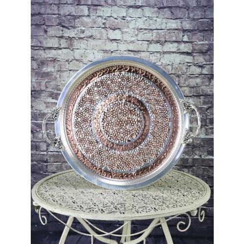 Miray Original Handmade Copper Tray 36 cm