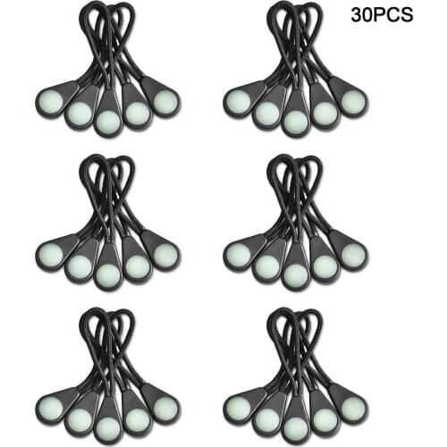 Zipper Pull Ideal Kit Markers Ultra-Bright Glow In The Dark Night For Coats Jackets Rucksacks Tent Zippers Outdoor Camping Tool