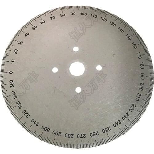 Outer diameter: 120mm Dial Angle Plate Handwheel Round Tool Bearing Angle Plate 120 # 12 # 2