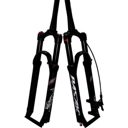 Pasak Mtb Suspension Air Fork 26 27.5 29 Inch Tapered Tube 1 1/8 1 1/2 Disc Brake Line Remote Gas Damping Mountain Bike Forks