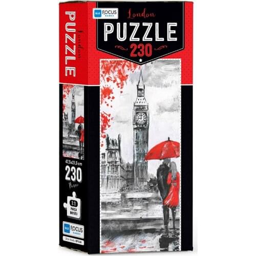Blue Focus 230 Piece Jigsaw Puzzle Jigsaw Istanbul European Countries Ataturk London Paris Table Galata Tower Aya Sofya Famous Paintings