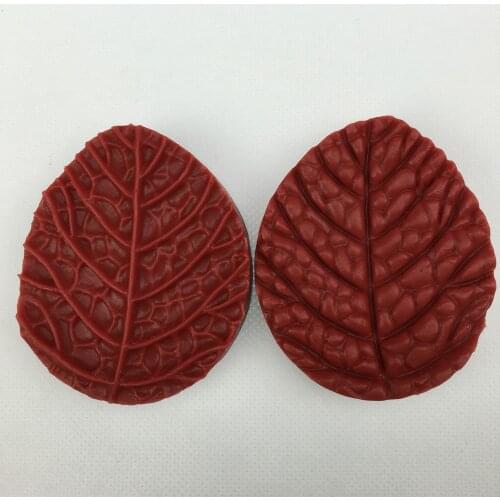 Leaves pressed sugar embossed Shape fondant cake silicone mold kitchen chocolate candy making cupcake decoration tool 0310