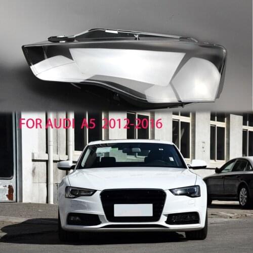 A5 lens Transparent headlight housing Lens Glass Cover lampshade Lamp protection case Shell transparent for audi A5 2012-2016