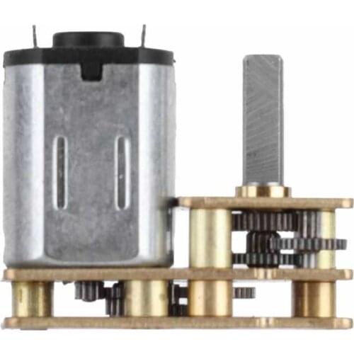 1024-N20 DC6V 100RPM DC Gear Motor Metal Micro Speed Reduction Motor Accessory Electric Motor Electrical Supplies