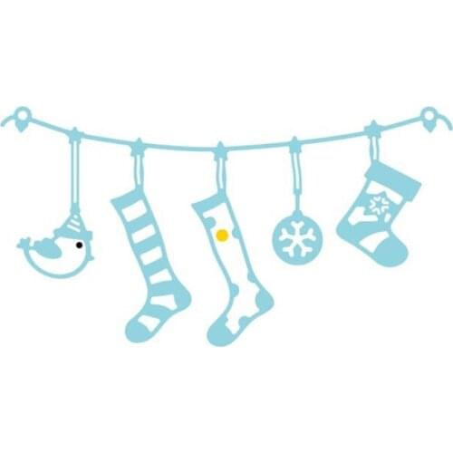 Merry Christmas Metal Cutting Dies Stencil Scrapbooking DIY Album Stamp Emboss M17D