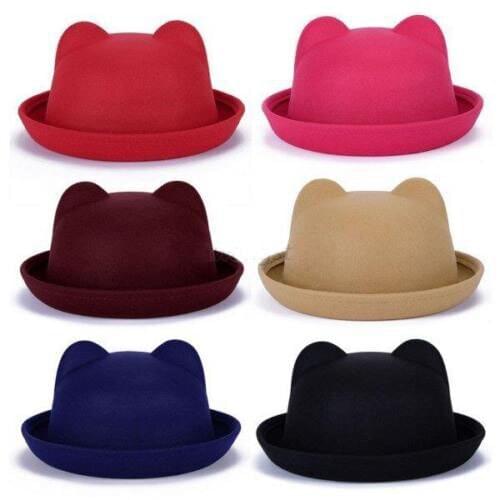 New Fashion Cute Toddler Kids Boy Girl Fedora Hat Jazz Short Brim Trilby Sun Panama Cap
