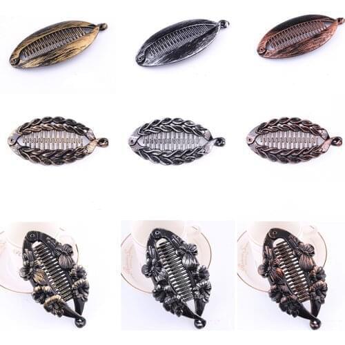 Fish Shape Hair Claw Clips DIY Clamp Hairpin Ponytail Banana Claw Clips Hair Accessories For Women Clips Barrettes Wholesale