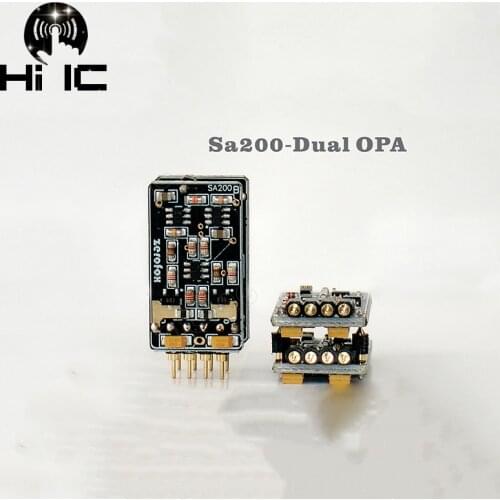 1PCS Audio Full Discrete Component Operational Amplifier HiFi AUDIENCE Preamplifier Single/Double Op Amp Upgrade